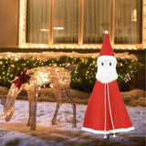 Maxbell Christmas Santa Claus Outdoor Decorations Gift for Holidays Outside Entrance