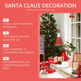 Maxbell Christmas Santa Claus Outdoor Decorations Gift for Holidays Outside Entrance