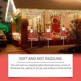 Maxbell Christmas Santa Claus Outdoor Decorations Gift for Holidays Outside Entrance