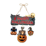 Maxbell 2x Halloween Paper Hanging Ornaments Halloween Decorations for Party Outside