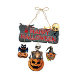 Maxbell 2x Halloween Paper Hanging Ornaments Halloween Decorations for Party Outside