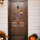 Maxbell 2x Halloween Paper Hanging Ornaments Halloween Decorations for Party Outside
