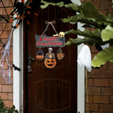 Maxbell 2x Halloween Paper Hanging Ornaments Halloween Decorations for Party Outside