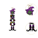 Maxbell 2x Halloween Paper Hanging Ornaments Halloween Decorations for Party Outside