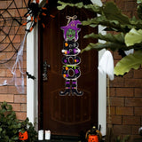 Maxbell 2x Halloween Paper Hanging Ornaments Halloween Decorations for Party Outside