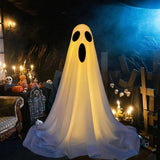 Maxbell Halloween Decor Versatile Scary Standing Ghost for Indoor Outdoor Lawn Patio Style F
