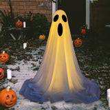 Maxbell Halloween Decor Versatile Scary Standing Ghost for Indoor Outdoor Lawn Patio Style F