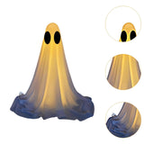 Maxbell Halloween Decor Versatile Scary Standing Ghost for Home Porch Indoor Outdoor Style B