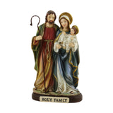 Maxbell Holy Family Figurine Catholic Resin Desktop Ornament for Mantel Desk Bedroom