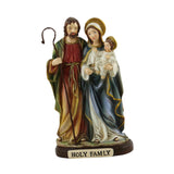 Maxbell Holy Family Figurine Catholic Resin Desktop Ornament for Mantel Desk Bedroom