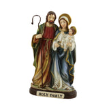 Maxbell Holy Family Figurine Catholic Resin Desktop Ornament for Mantel Desk Bedroom