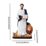 Maxbell Sophist and Lion Statue Home Decor Creative Artwork for Office Indoor Shelf