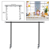 Maxbell 2xover The Table Rod Stand with Clamps for Birthday Wedding Thanksgiving