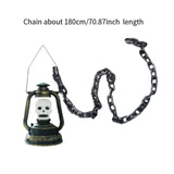 Maxbell Halloween Faceless Ghosts Prop Lantern with Chain Halloween Lamp for Bedroom
