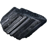 Maxbell Natural Black Tourmaline Rough Stone Collecting for Tabletop Fireplace Shelf