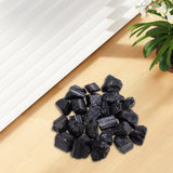 Maxbell Natural Black Tourmaline Rough Stone Collecting for Tabletop Fireplace Shelf