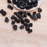 Maxbell Natural Black Tourmaline Rough Stone Collecting for Tabletop Fireplace Shelf