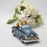 Maxbell Easter Bunnies Decoration Decorative Resin Figurine for Home Bedroom Balcony