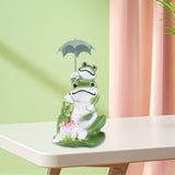 Maxbell Frog Statuette Love Patio Yard Lawn Garden Weather Resistant Frog Sculpture
