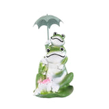 Maxbell Frog Statuette Love Patio Yard Lawn Garden Weather Resistant Frog Sculpture
