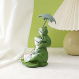 Maxbell Frog Statuette Love Patio Yard Lawn Garden Weather Resistant Frog Sculpture