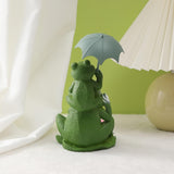 Maxbell Frog Statuette Love Patio Yard Lawn Garden Weather Resistant Frog Sculpture