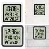 Indoor Temperature Dispaly Meter White Desk Temperature Display Easy to View White