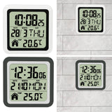 Indoor Temperature Dispaly Meter White Desk Temperature Display Easy to View White