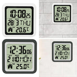 Indoor Temperature Dispaly Meter White Desk Temperature Display Easy to View White