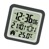 Indoor Temperature Dispaly Meter White Desk Temperature Display Easy to View Black