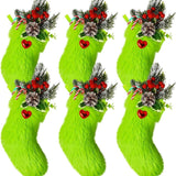 6x Christmas Stockings Christmas Tree Decoration for New Year Festivals Home