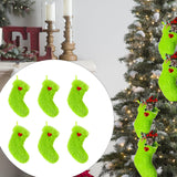 6x Christmas Stockings Christmas Tree Decoration for New Year Festivals Home