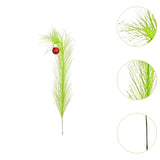 6Pcs Christmas Tree Picks Faux Pampas Grass for Wreath Decoration Party Home