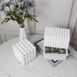 Geometric Art Sculpture Gift Table Ornament for Bookstore Office Living Room 12x12x12 cm