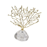 Artificial Coral Decor Statue Home Decoration Desk Bookshelf Metal Sculpture Style B