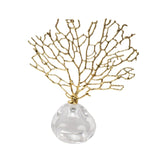 Artificial Coral Decor Statue Home Decoration Desk Bookshelf Metal Sculpture Style C