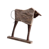 Modern Bull Figurine Tabletop Ornament 10x2.5x11.8inch for Bookshelf Desktop