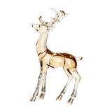 Acrylic Optical Animal Ornament Gift Deer Statue for Cabinet Study Farmhouse 1 Standing Deer