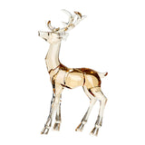 Acrylic Optical Animal Ornament Gift Deer Statue for Cabinet Study Farmhouse 1 Standing Deer