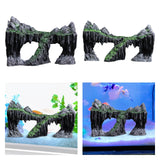 Fish Tank Rockery Cave Fish Cave Resin Hideaway Cave for Betta Cichlid Style A