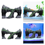 Fish Tank Rockery Cave Fish Cave Resin Hideaway Cave for Betta Cichlid Style A