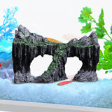 Fish Tank Rockery Cave Fish Cave Resin Hideaway Cave for Betta Cichlid Style A