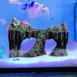 Fish Tank Rockery Cave Fish Cave Resin Hideaway Cave for Betta Cichlid Style A