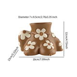 Flower Pot Human Body Art Planter for Courtyard Shelf Indoor, Outdoor Plants 18cmx13cmx12cm