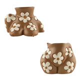 Flower Pot Human Body Art Planter for Courtyard Shelf Indoor, Outdoor Plants 18cmx13cmx12cm