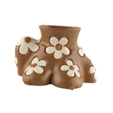 Flower Pot Human Body Art Planter for Courtyard Shelf Indoor, Outdoor Plants 18cmx13cmx12cm