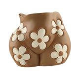 Flower Pot Human Body Art Planter for Courtyard Shelf Indoor, Outdoor Plants 17cmx11cmx13.5cm