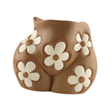 Flower Pot Human Body Art Planter for Courtyard Shelf Indoor, Outdoor Plants 17cmx11cmx13.5cm