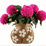 Flower Pot Human Body Art Planter for Courtyard Shelf Indoor, Outdoor Plants 17cmx11cmx13.5cm