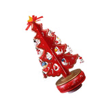 Christmas Tree Music Box with Figurines Ornaments for Office Cabinet Bedroom 18.5cmx33cm